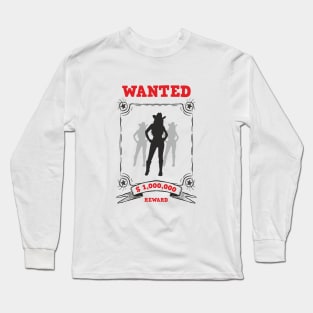 Wanted Cowgirl Long Sleeve T-Shirt